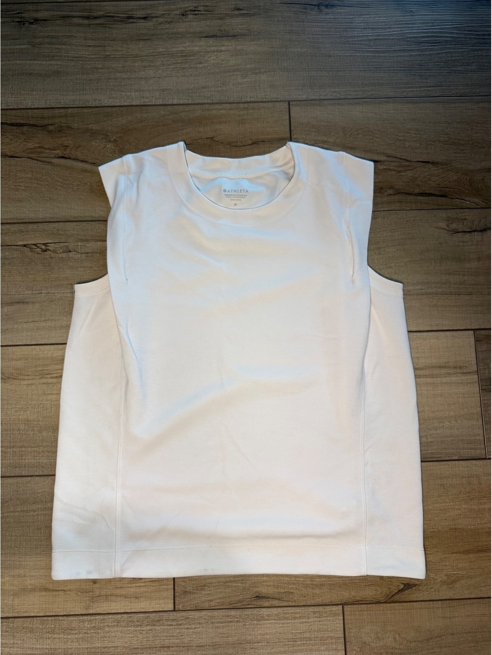 Athleta White Sleeveless Performance Tank Top Women’s Medium M Athletic